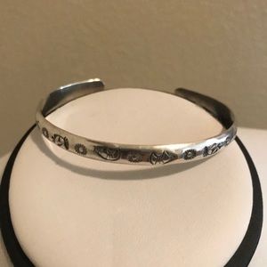 Bangle Bracelet Vintage Cuff Sterling Silver